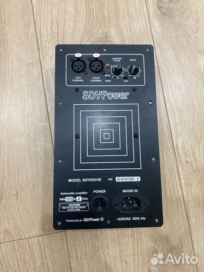 Встраиваемый усилитель Sub sdypower