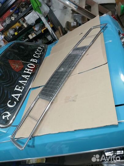 Новая решетка радиатора ваз 2106 хром металл