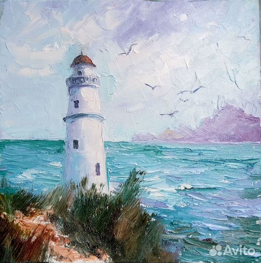 Картина маслом Морской пейзаж на заказ