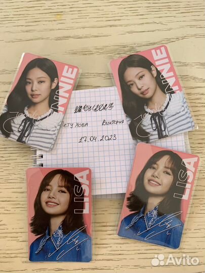 Карты blackpink oreo