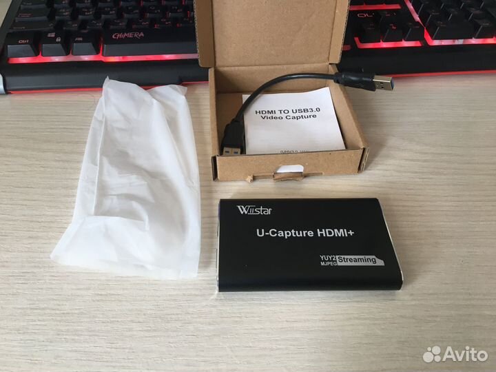 Карта видеозахвата USB - hdmi Wiistar