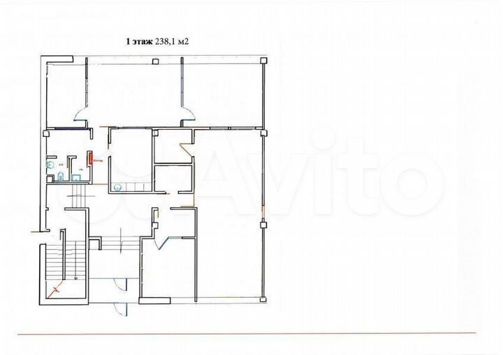 Аренда офиса 828 м2 м. Фрунзенская в цао в