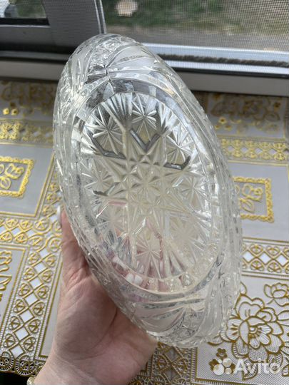 Салатник хрустальный