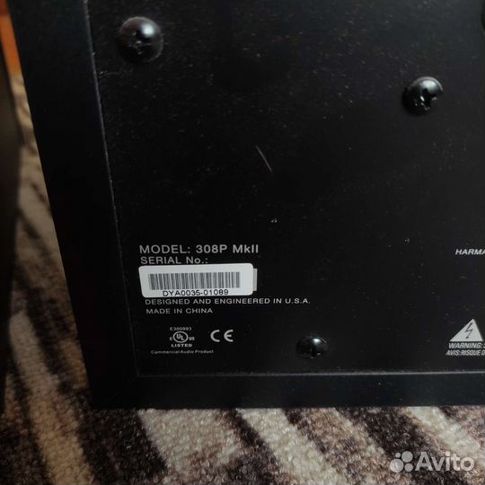 Студийные мониторы JBL 308pmkii колонки