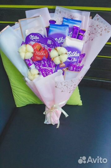 Конфетные букеты Вкусные Сладкие Съедобные букеты