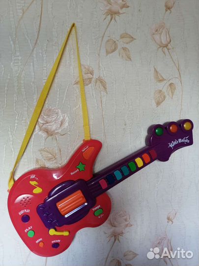 Детская гитара музыкальная