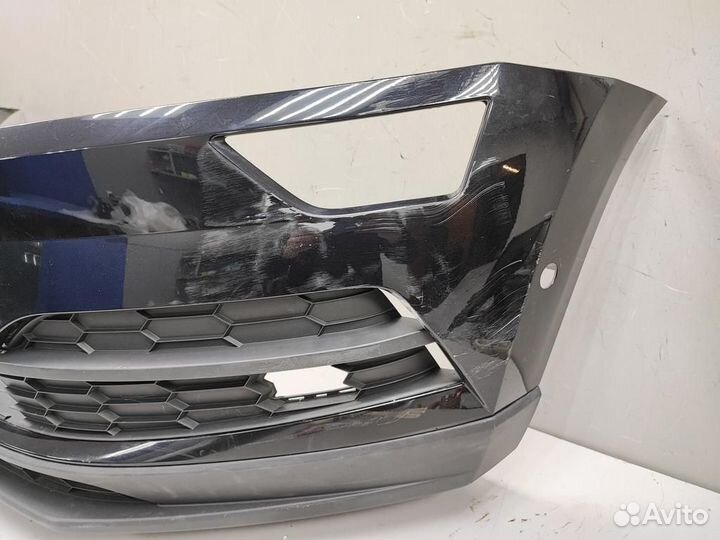 Бампер передний skoda karoq 2017-2021 57A8070619B9