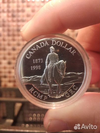 Коллекционная монета.Канада.Серебро