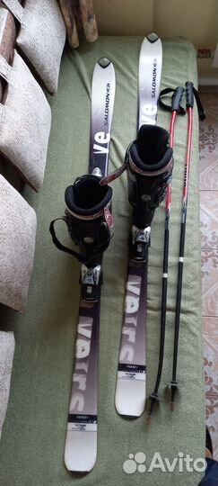 Горные лыжи саломон 160 комплект