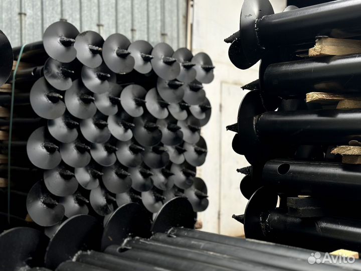 Монтаж винтовых свай