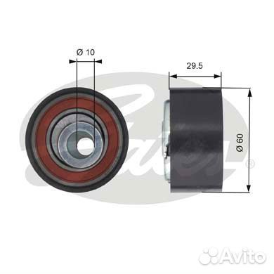 Натяжной ролик привода грм powergrip