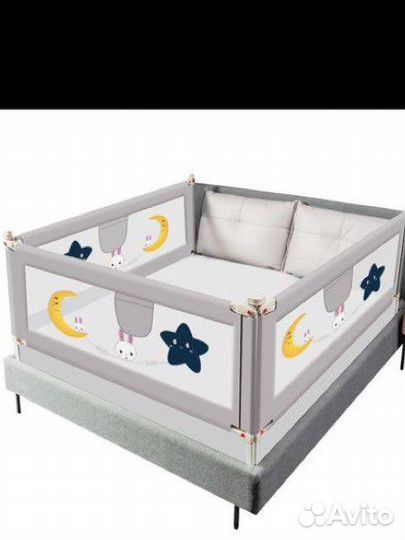 Бортикк ограничитель 1,4 м. на взрослую кровать