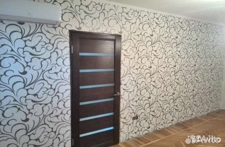 Поклейка обоев, шпатлёвка, Покраска стен