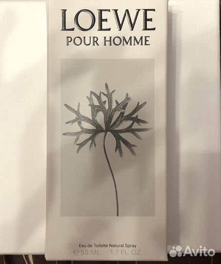 Мужская туалетная вода Loewe Homme 50 ml