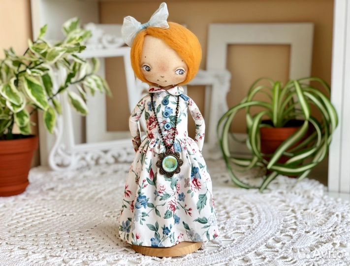 Интерьерная кукла ручной работы