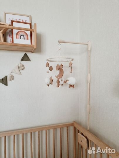 Кронштейн для мобиля деревянный