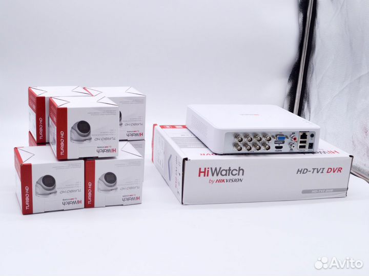 Купольное видеонаблюдение 5Mpx с микрофоном