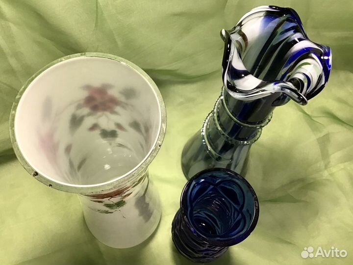 Вазы/посуда/стекло/керамика/СССР