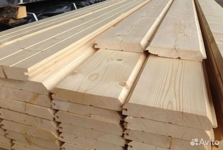 Доска имитация бруса лиственница