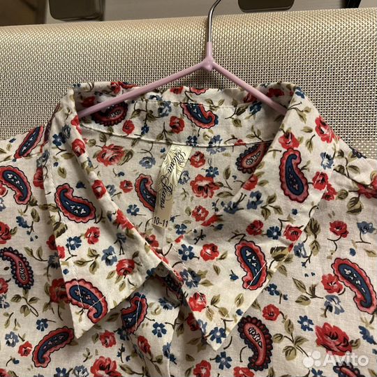 Рубашка хлопковая 10-11 лет