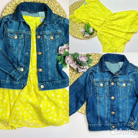 Пакет фирменной летней одежды для девочки 110-116