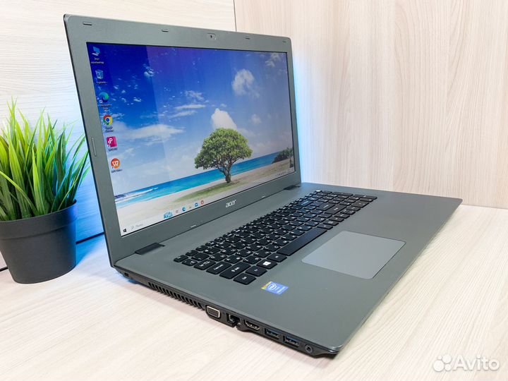 Ноутбук Acer 17 дюймов/Intel/SSD/Гарантия