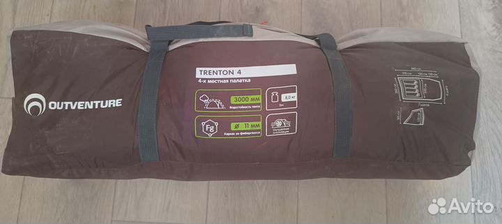 Палатка туристическая 4 местная