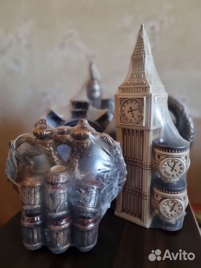 Штоф (сувенирный). Графин+стаканы(рюмки)