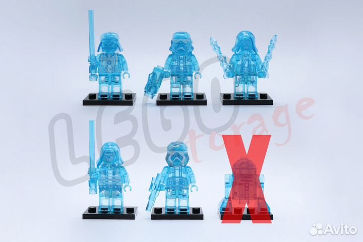 Минифигурки Lego Star Wars Дарт Вейдер Реван Р2Д2