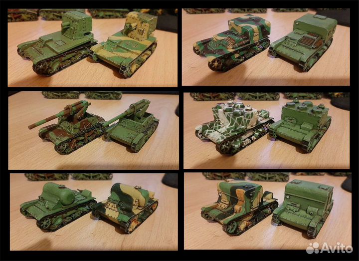 Модели танков в масштабе 1/72