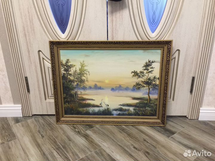 Картина маслом на холсте пейзаж