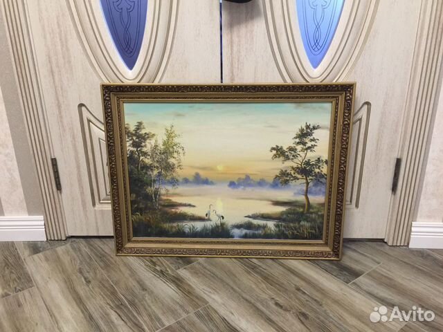 Картина маслом на холсте пейзаж