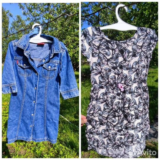 Вещи пакетом на девочку 122 128