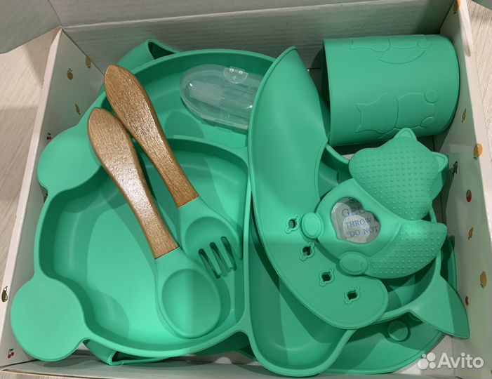 Новый силиконовый набор для кормления