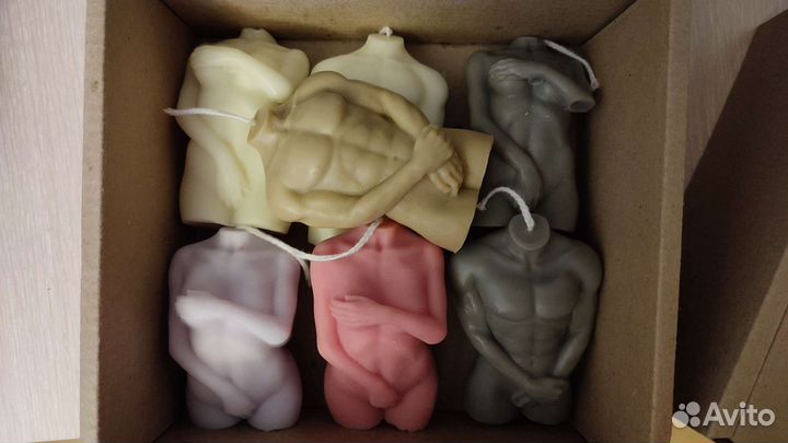 Свеча мужской/женский торс