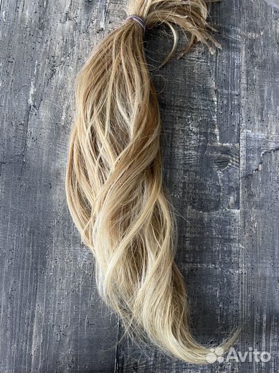 Волосы для наращивания натуральные 40-45 см