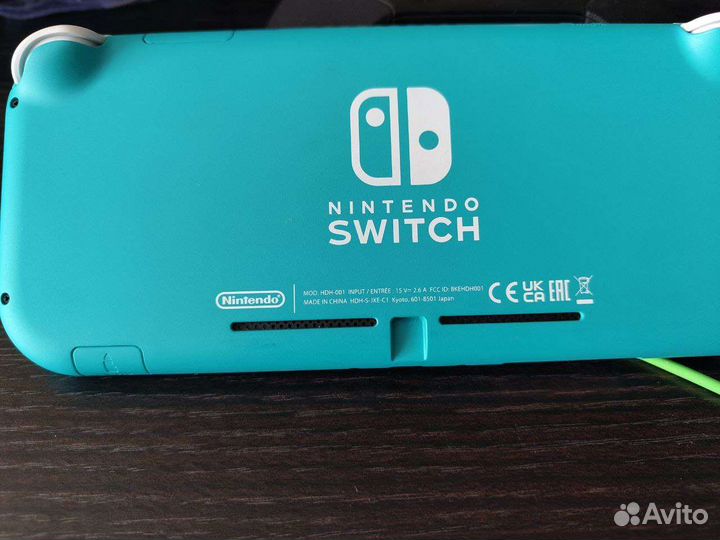 Nintendo switch lite бирюза