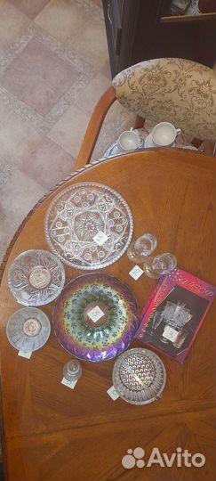 Хрустальная, стеклянная посуда времен СССР