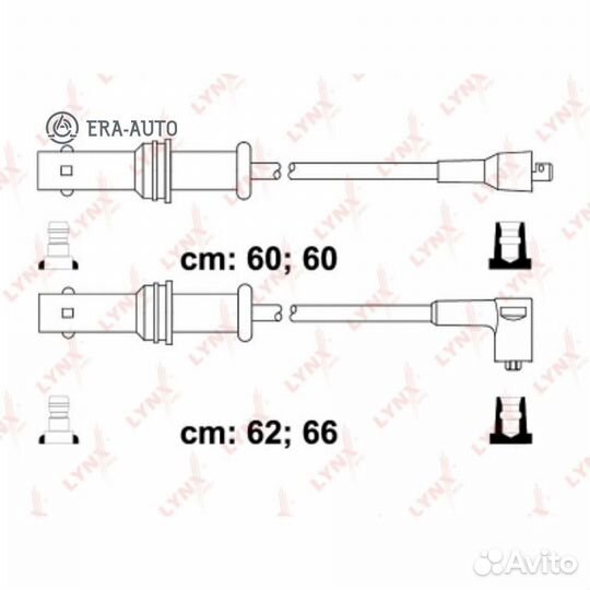 Lynxauto SPE7106 Комплект высоковольтных проводов (класс E)