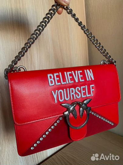 Сумка Pinko красная