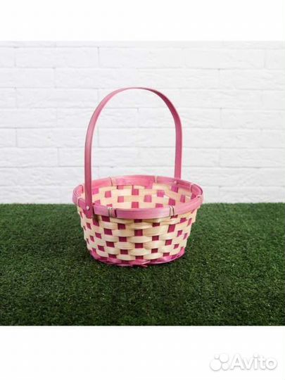 Корзина плетеная, бамбук