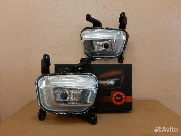 Kia Rio 3 противотуманная фара