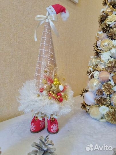 Новогодние поделки. (1) Елки, гномы, снеговики