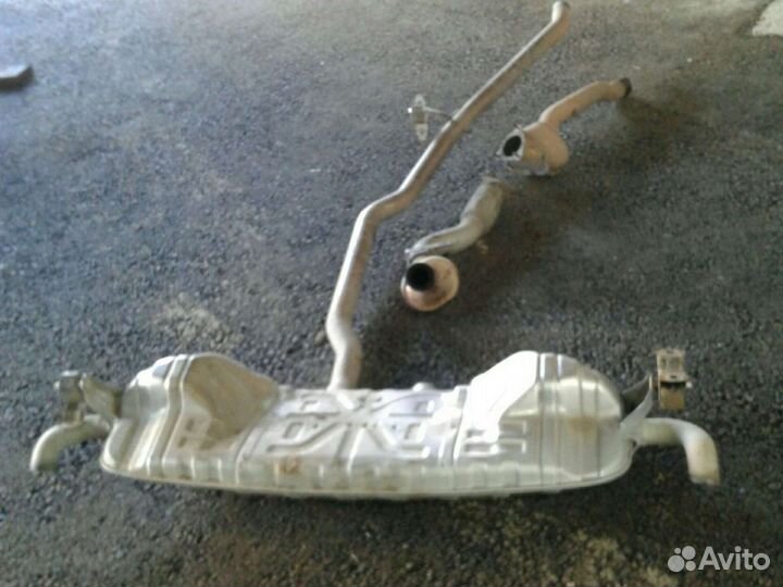 Выхлопная система на Volkswagen touareg R5