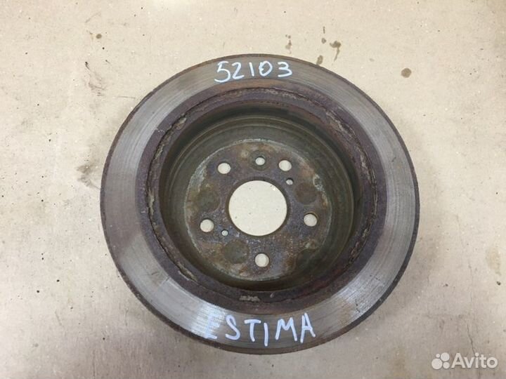 Диск тормозной задний Toyota Estima ACR40