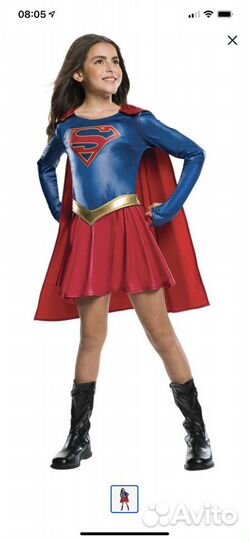 Карнавальный костюм супервумен Rubie’s
