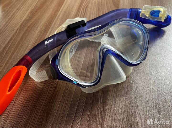 Маска с трубкой для плавания Joss
