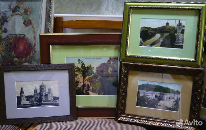 Ретрофотографии Пятигорска в раме и паспарту