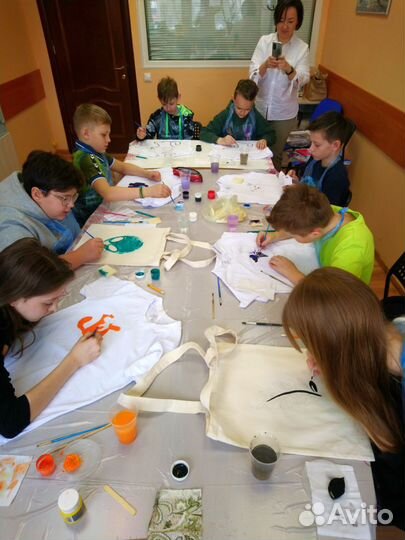 Роспись футболок (хлопок) и экосумок