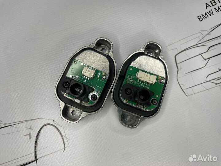 Блок ангельских глазок фар BMW F30 рестайлинг LED